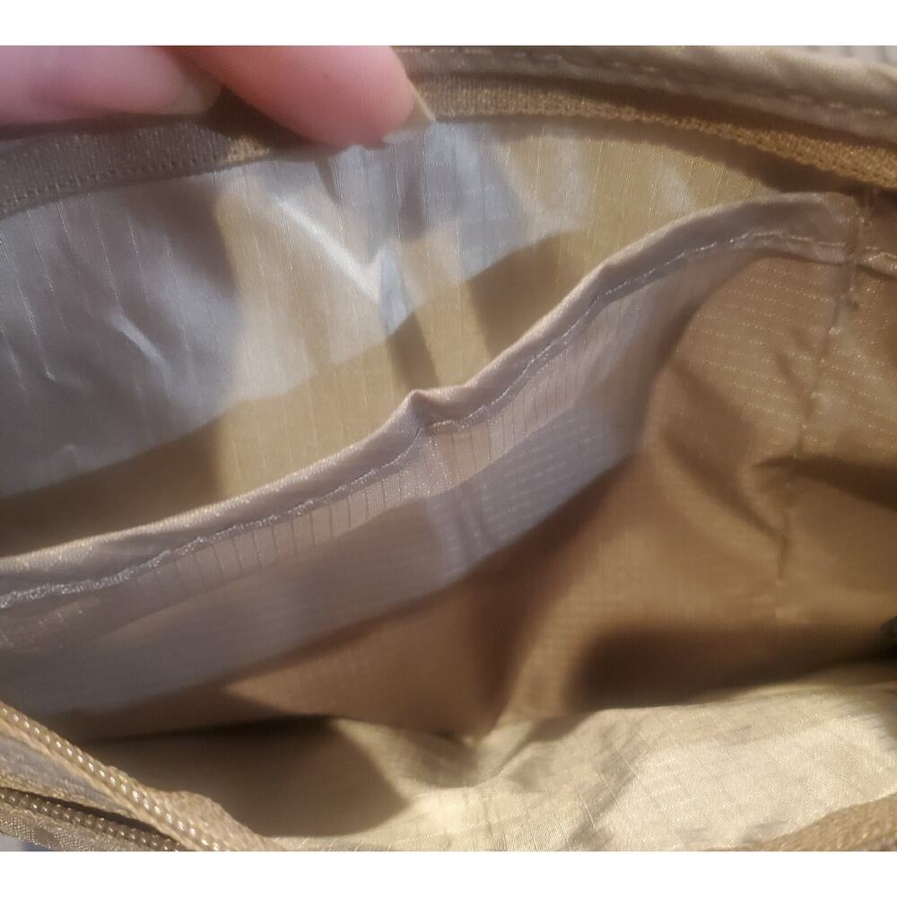 Bogo Fanny Pack Y2K Taupe Zipper Waist Pack Bag Boho Hip Lightweight - Picture 5 of 5